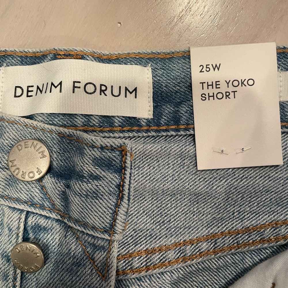 NWT Denim Forum the Yoko short size 25 - Picture 6 of 7